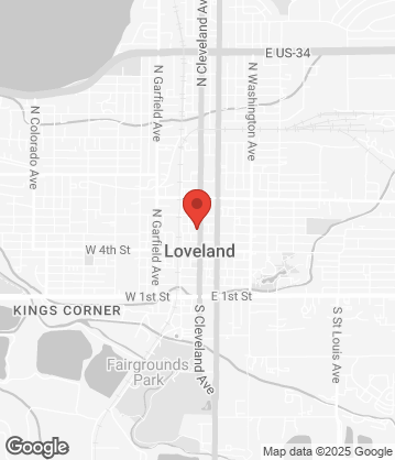 Map of 501 Cleveland Ave Loveland, CO 80537